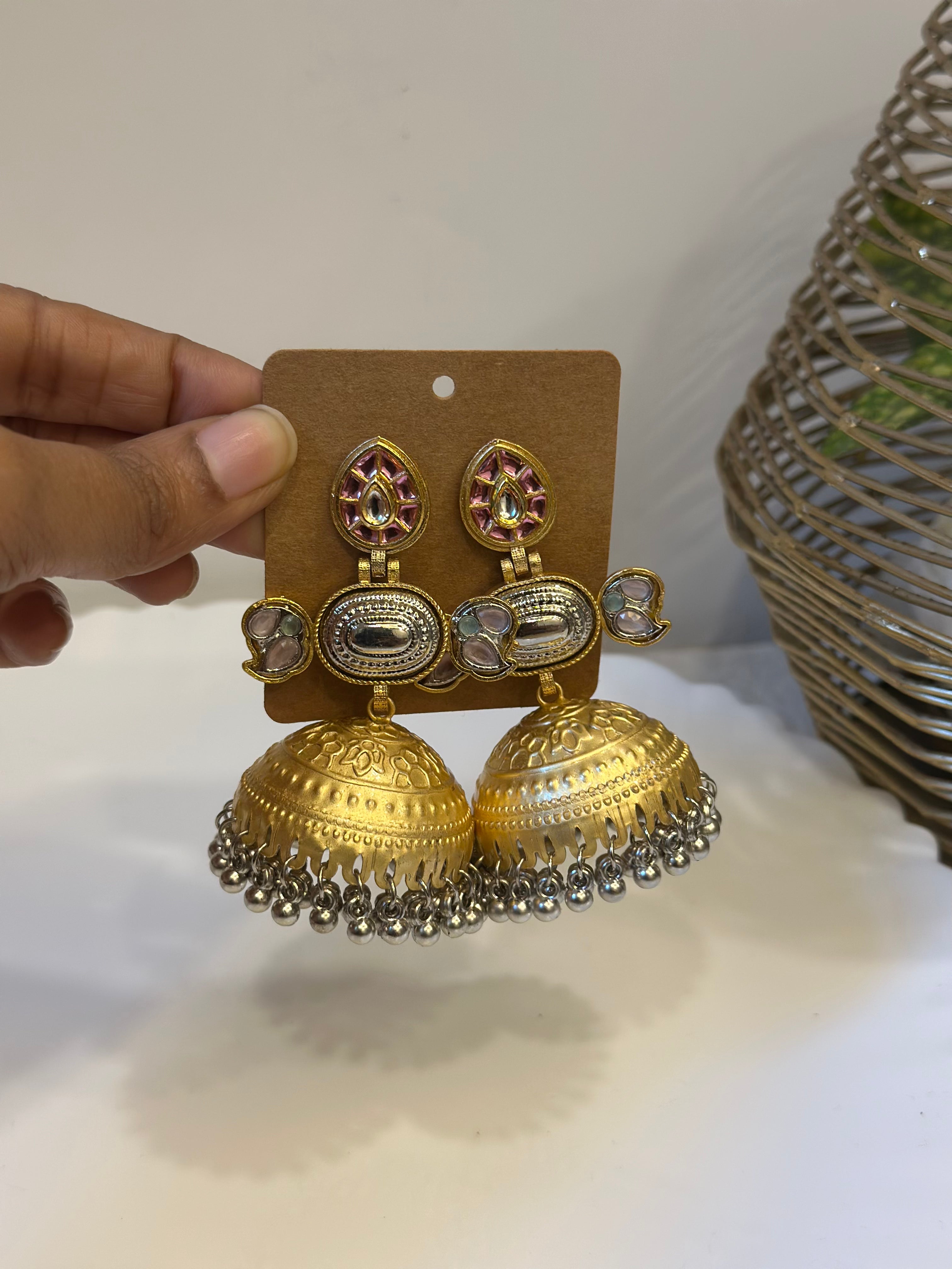 Premium brass jhumka