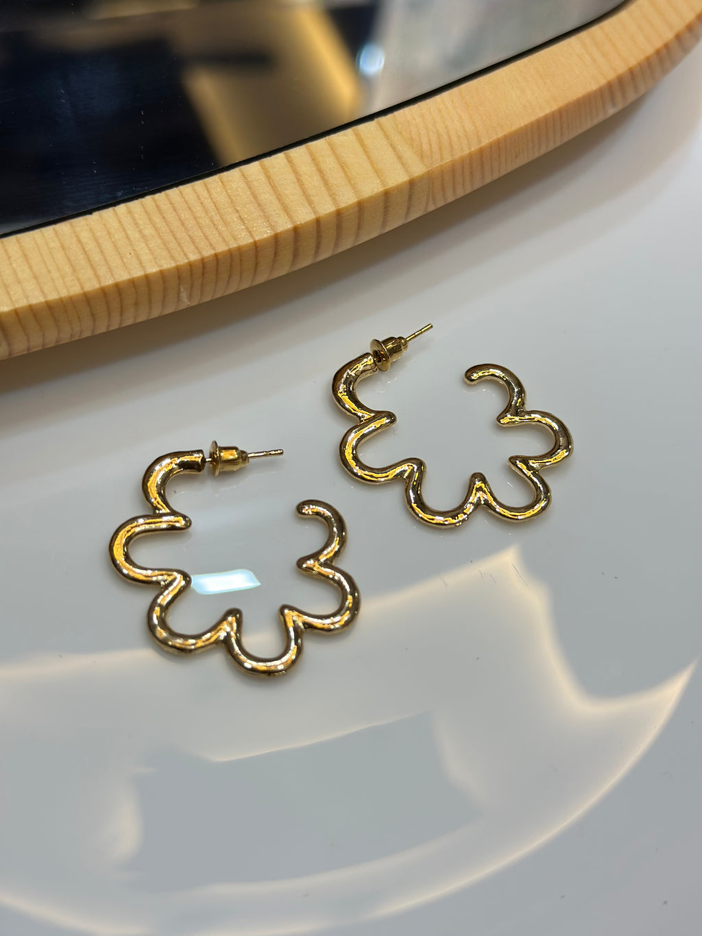 Floral earrings