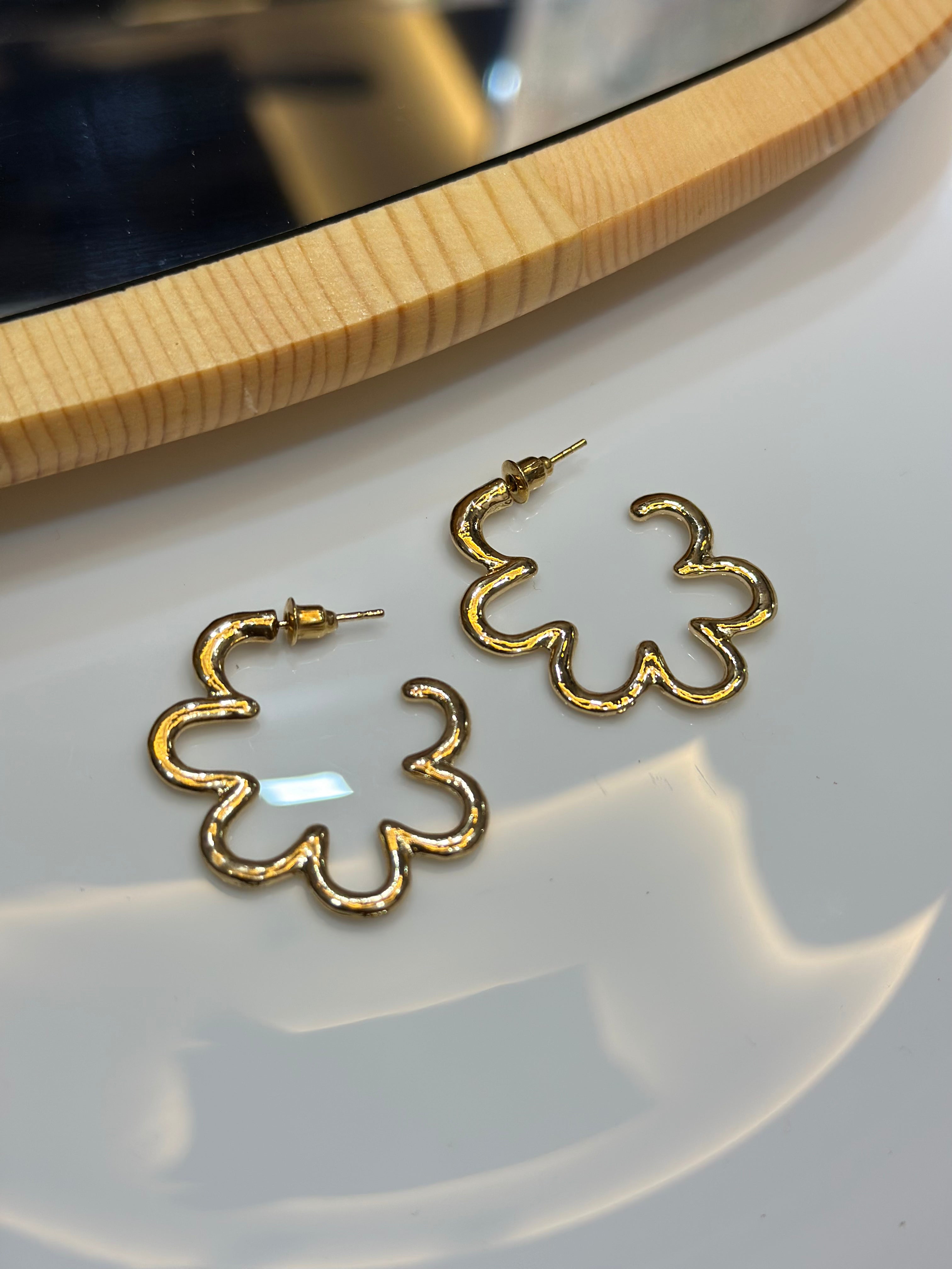 Floral earrings