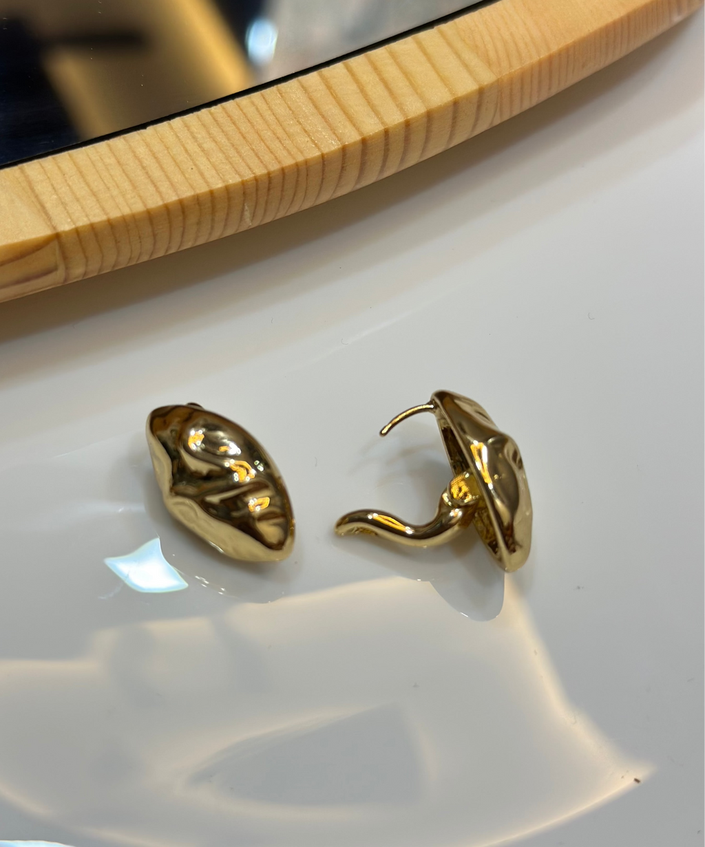 Clip earrings