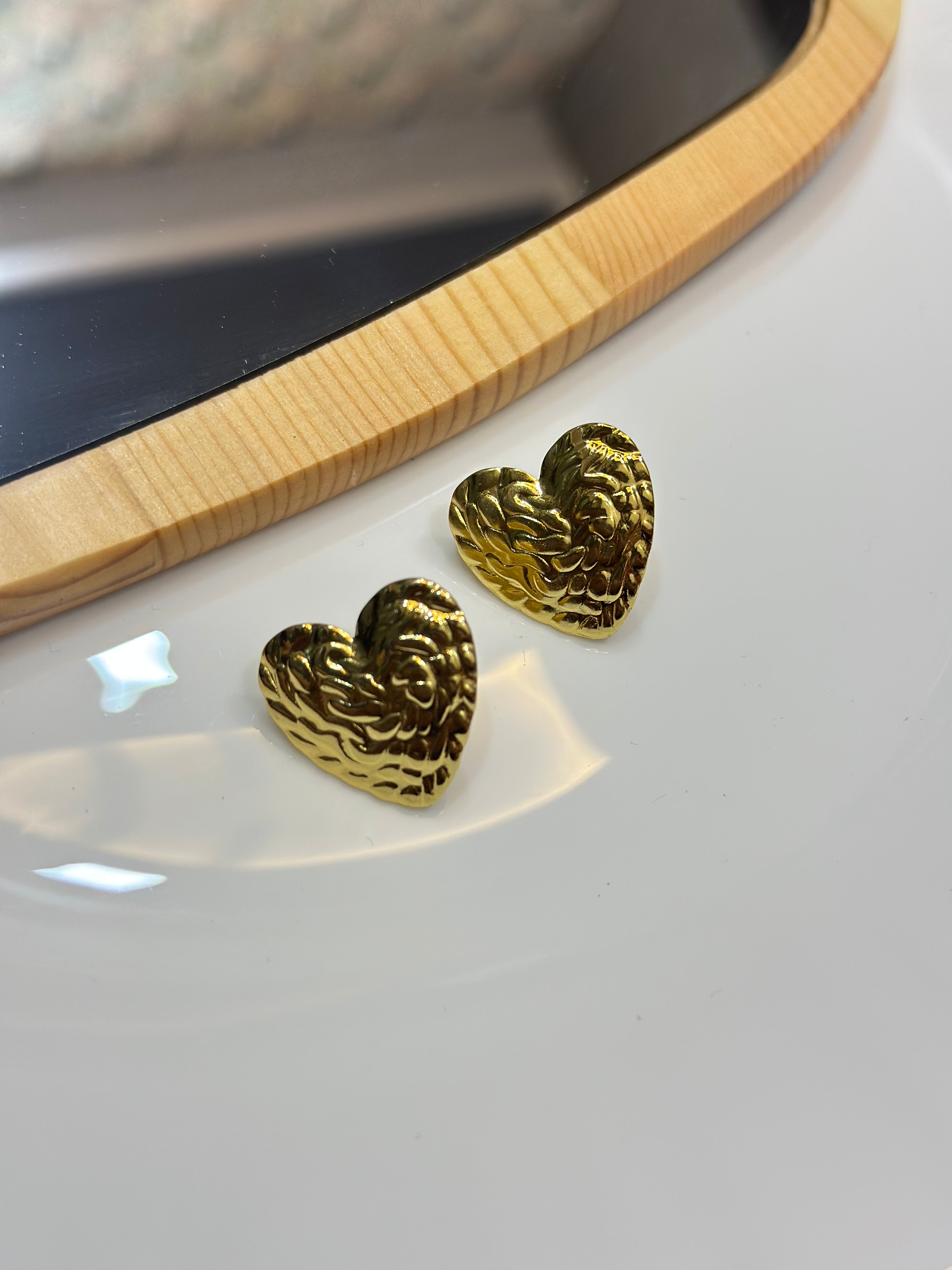 Heart shaped earrings