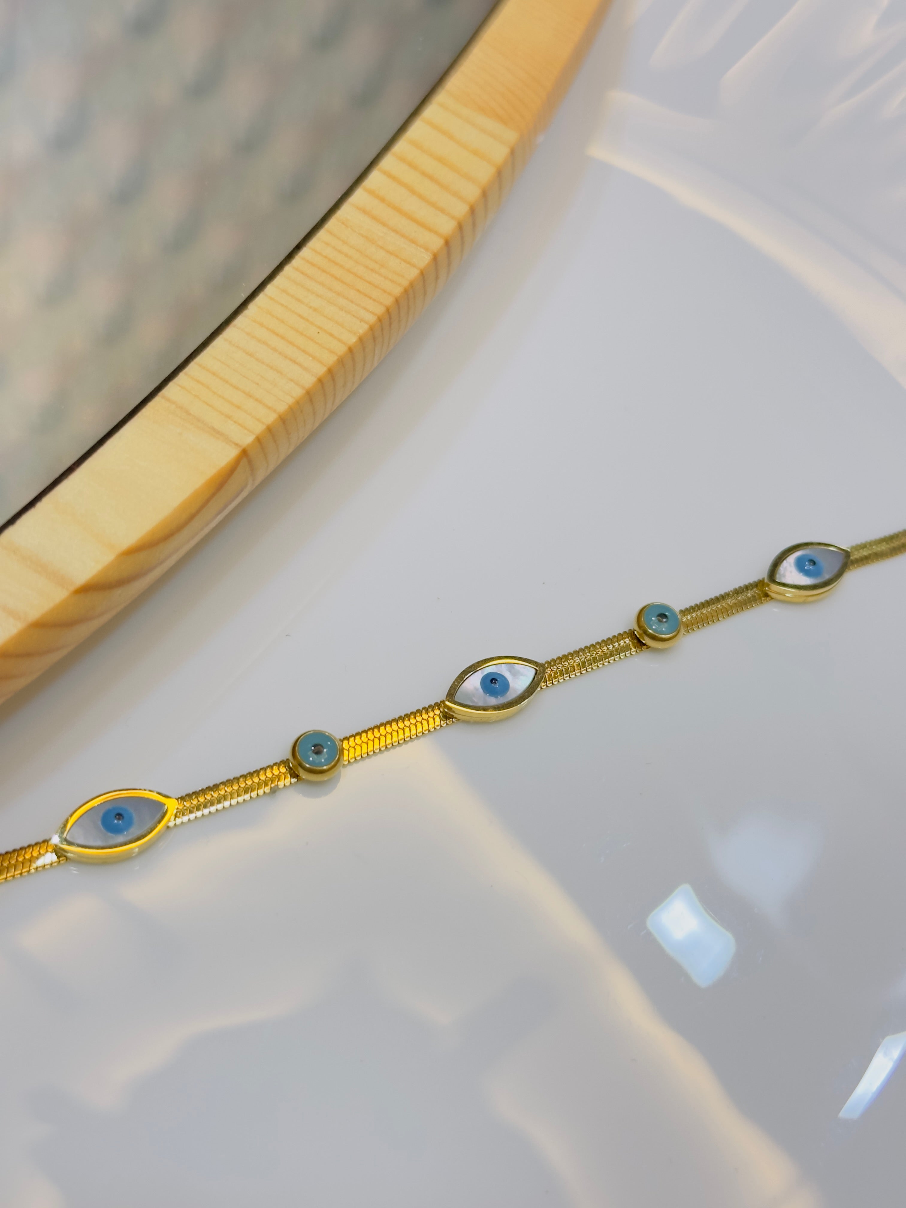 Evil eye bracelet