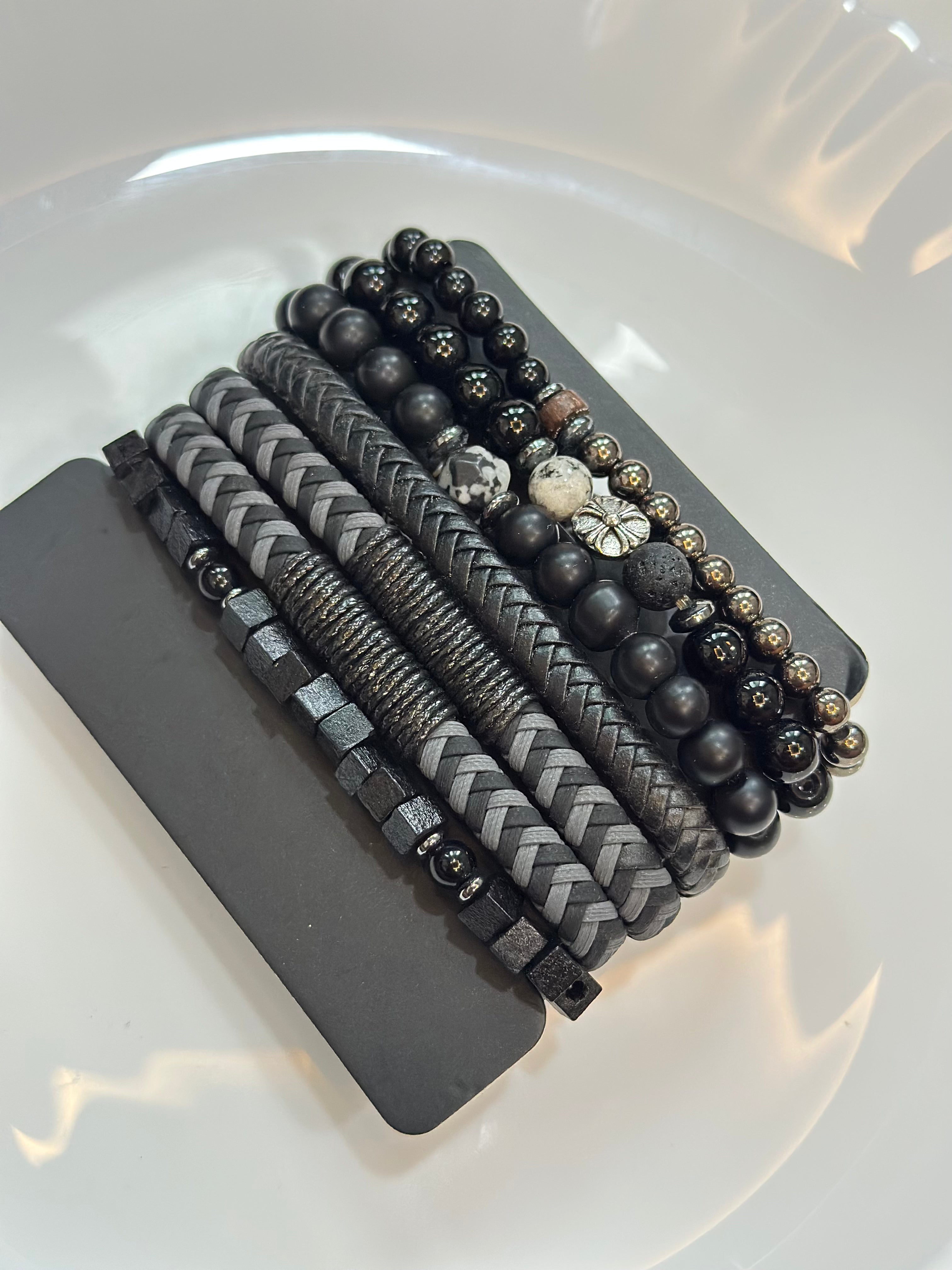 Beads bracelet [set of 6]