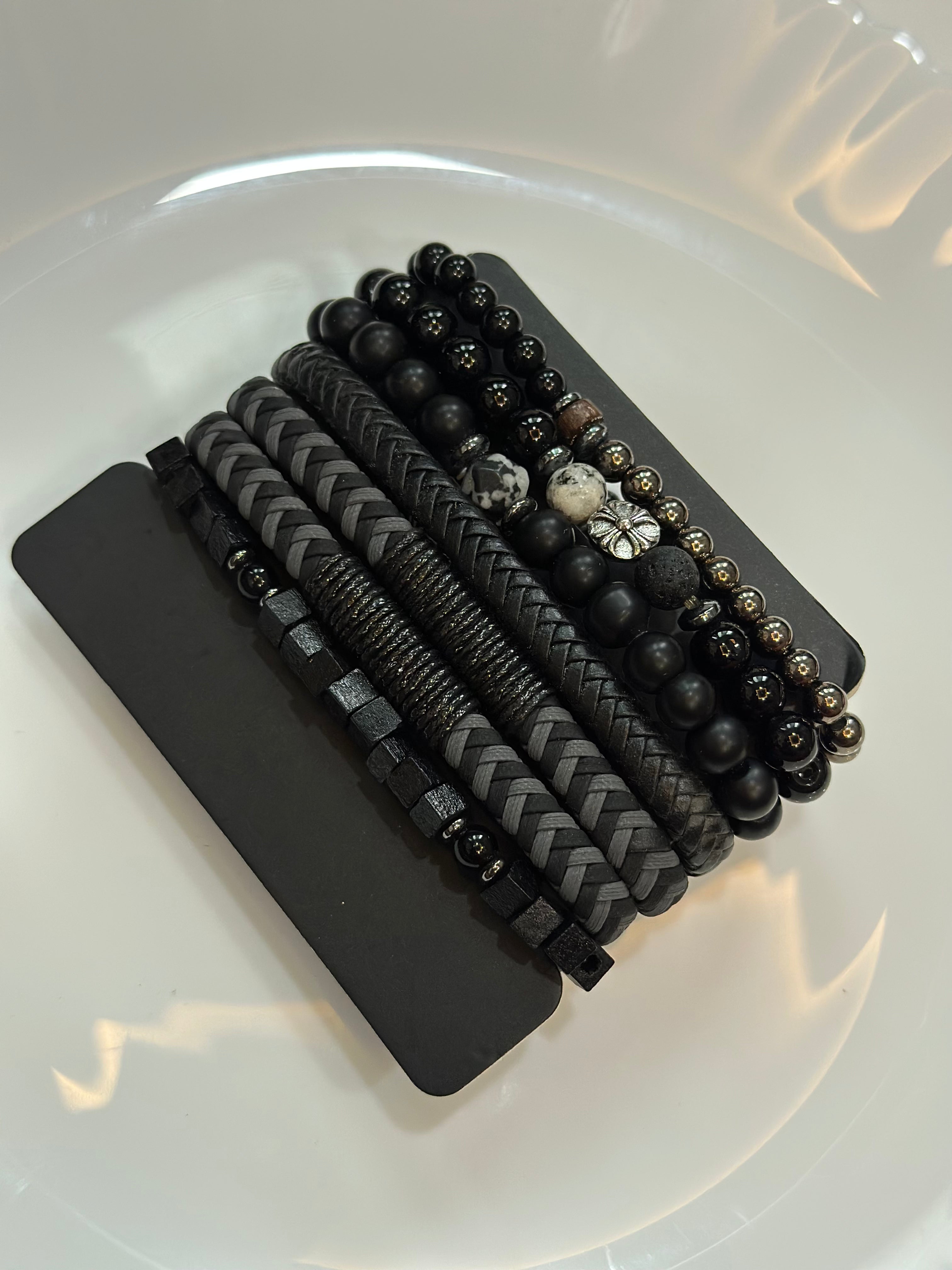 Beads bracelet [set of 6]