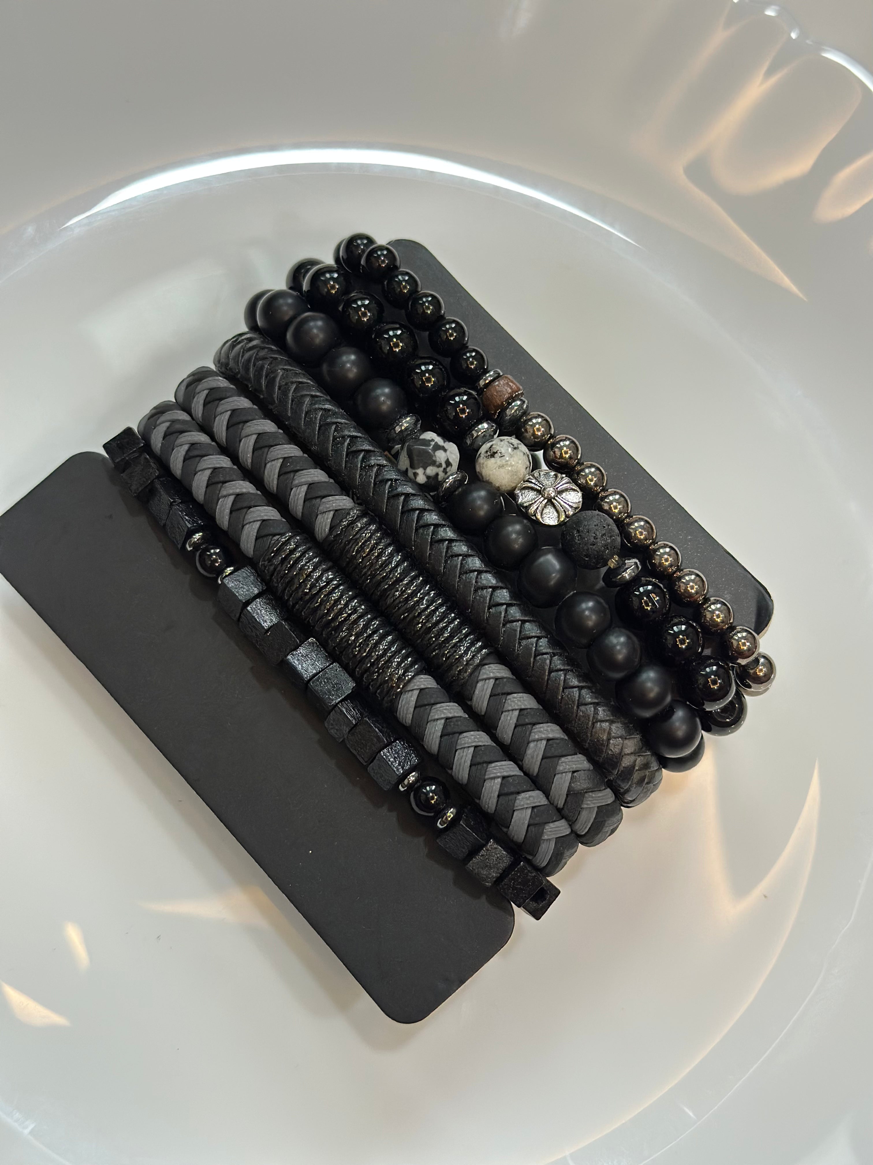 Beads bracelet [set of 6]