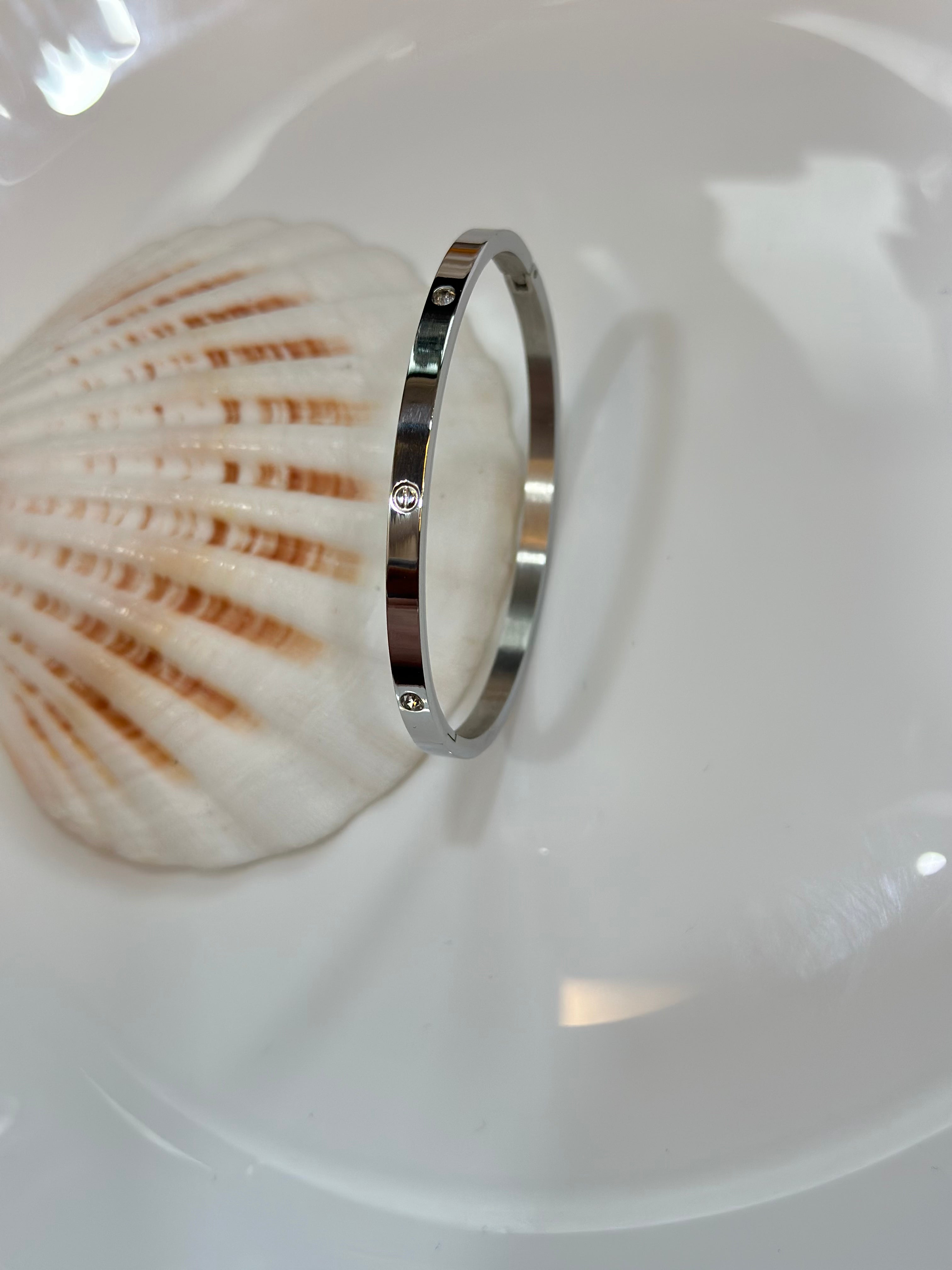 Silver cartier bracelet