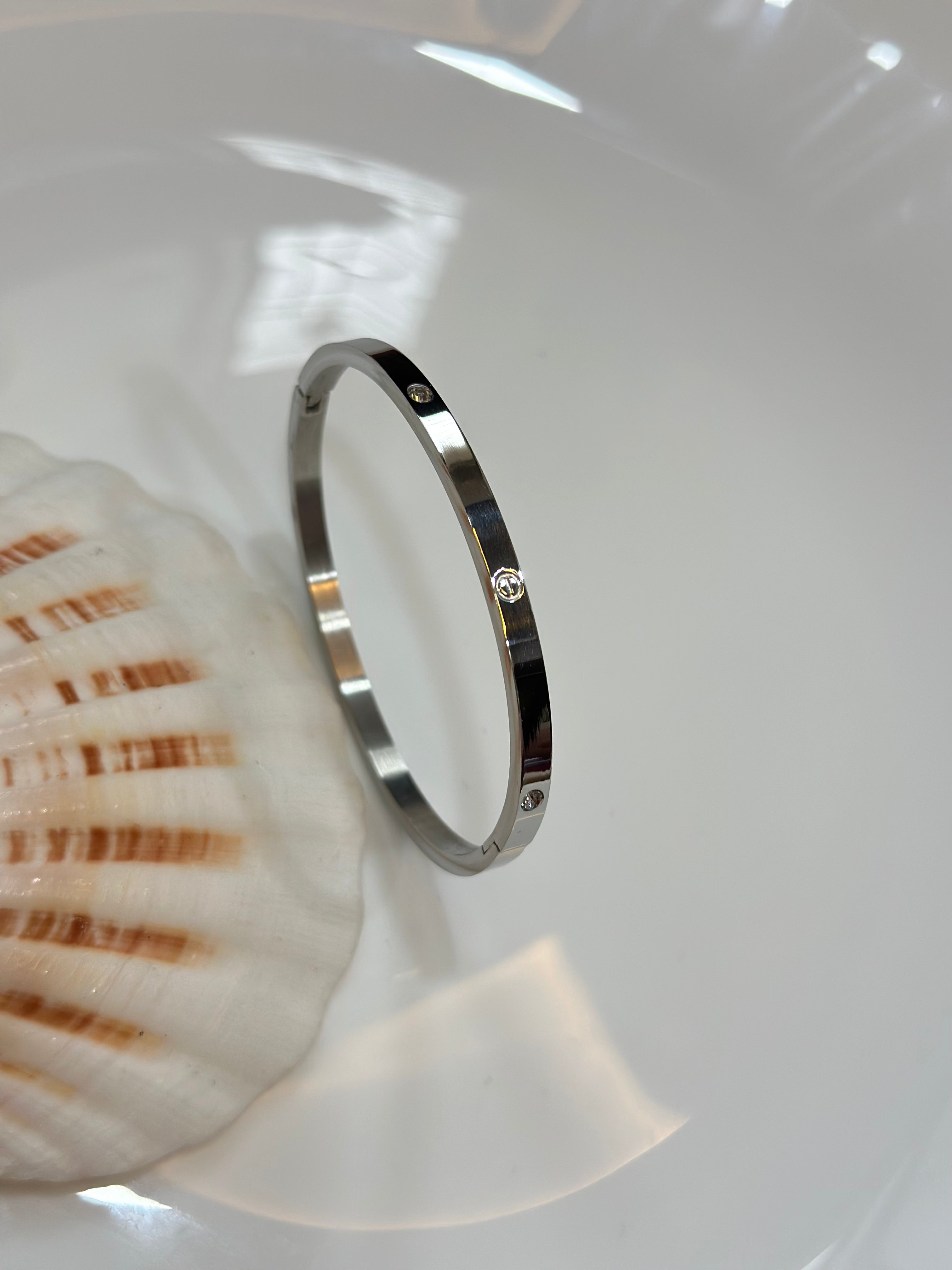 Silver cartier bracelet