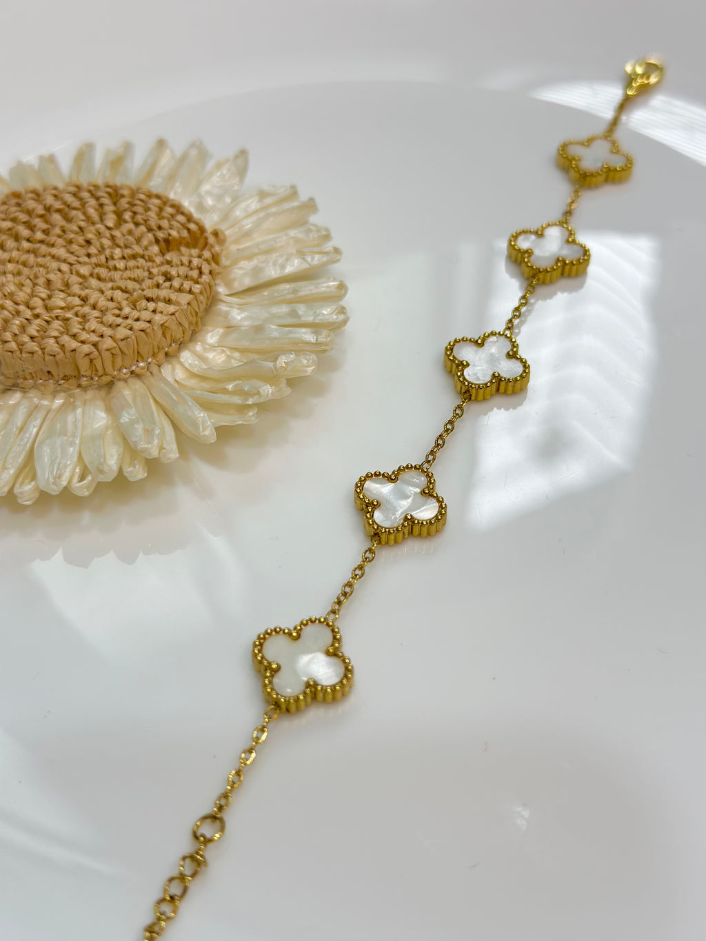 White clover bracelet
