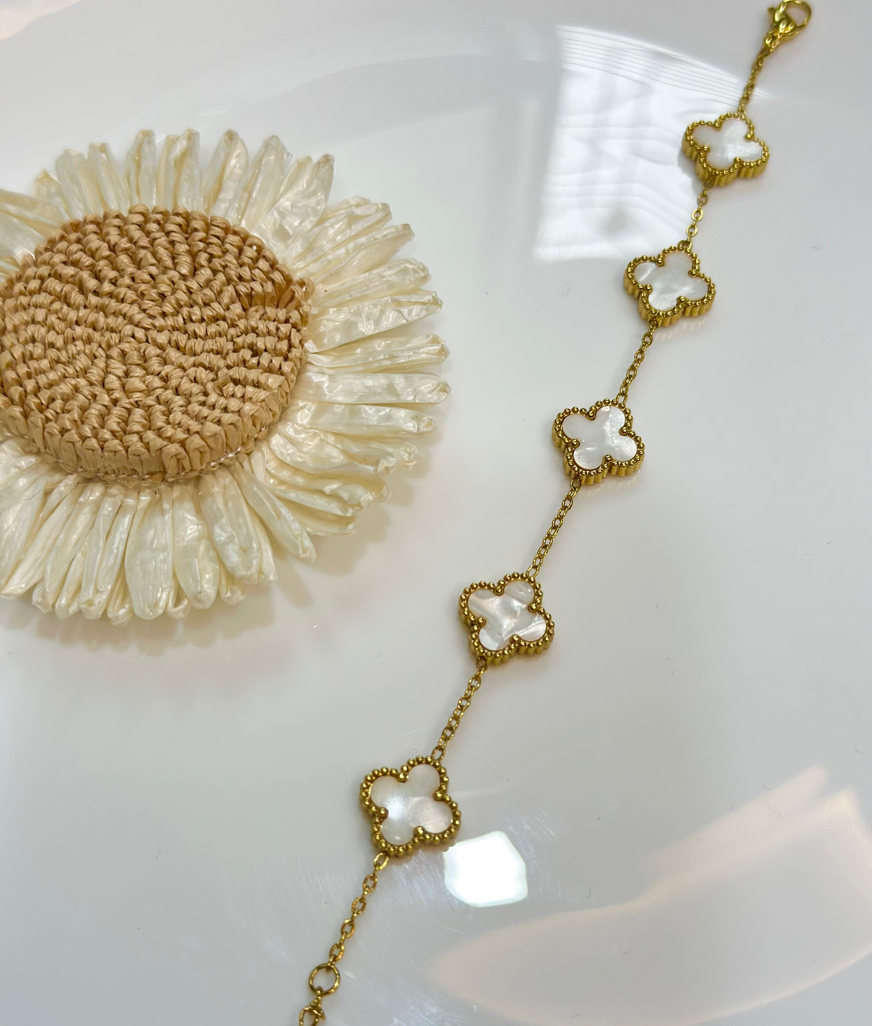 White clover bracelet