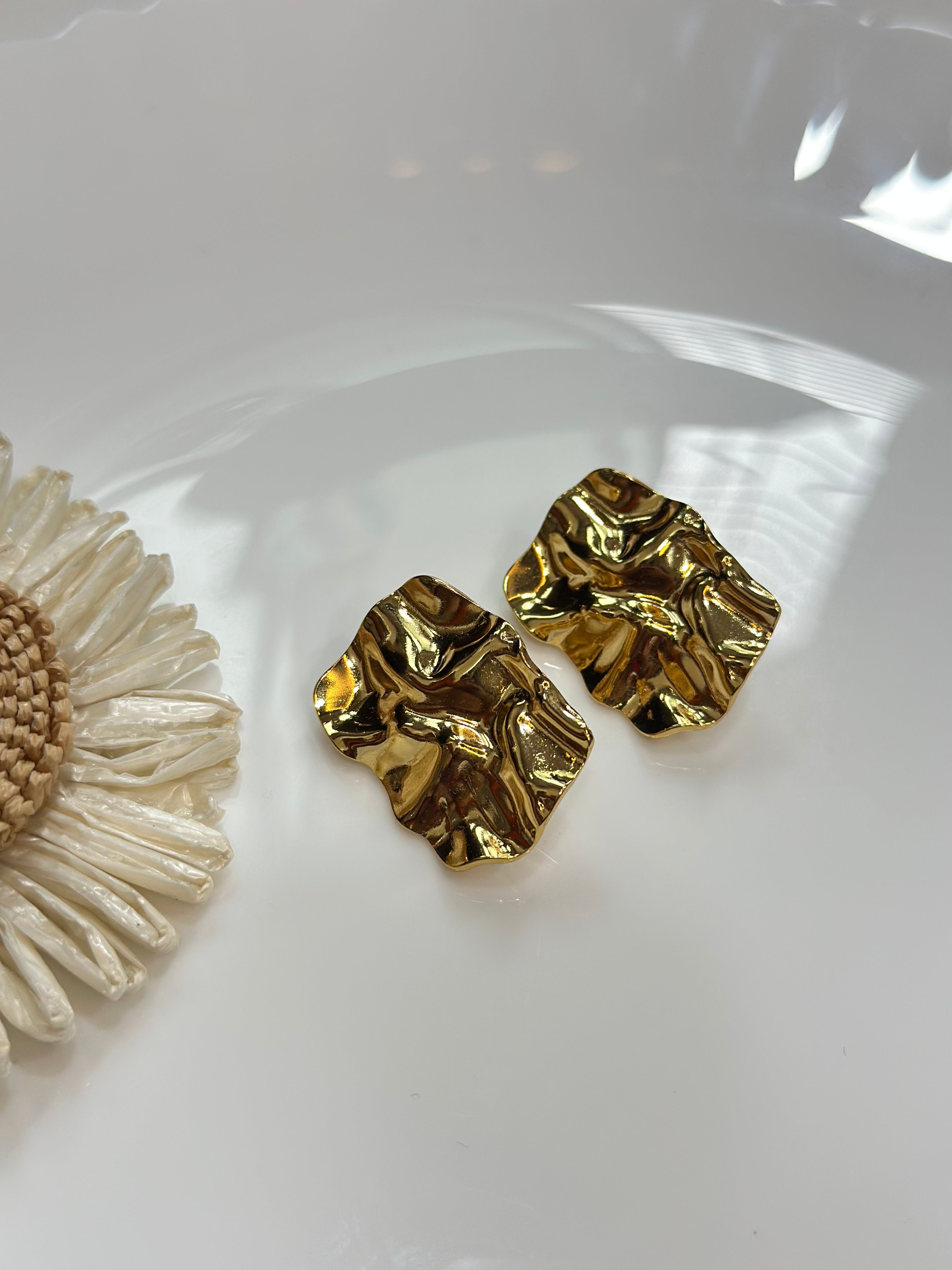 Crushed earrings
