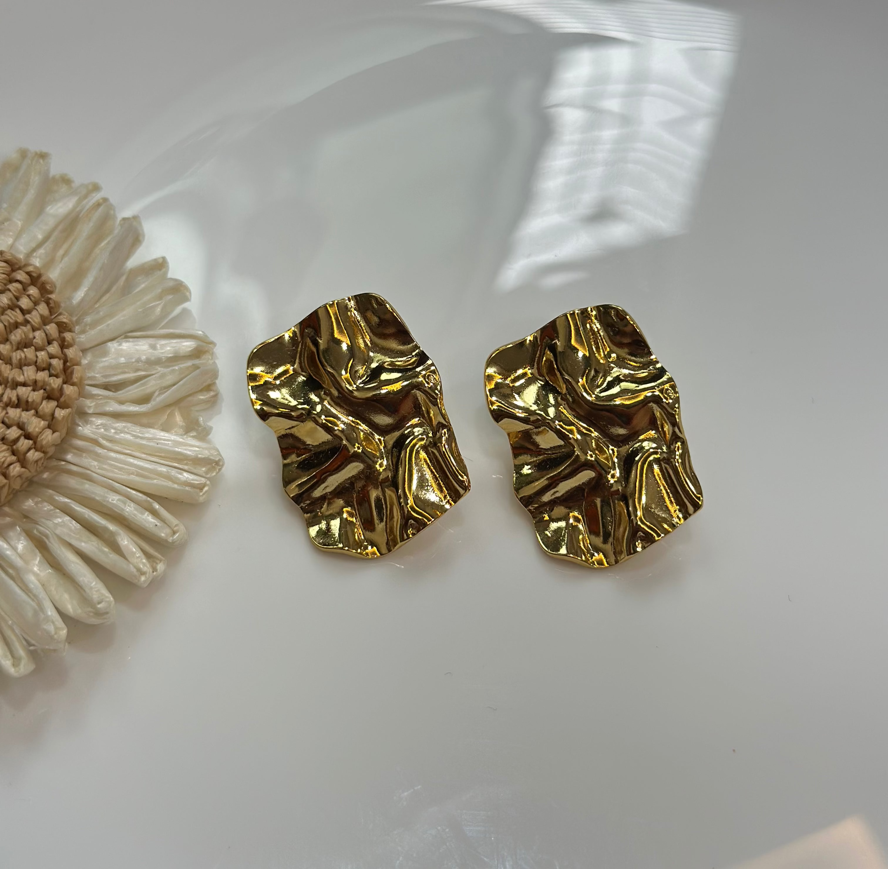Crushed earrings
