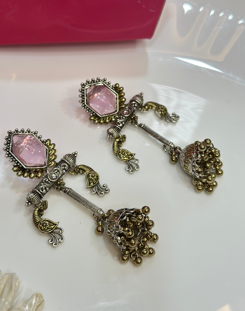 Dual toned earrings