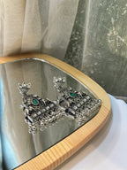 Silver earrings