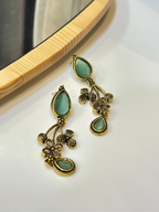 Dual stoned earrings