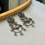 Silver earrings