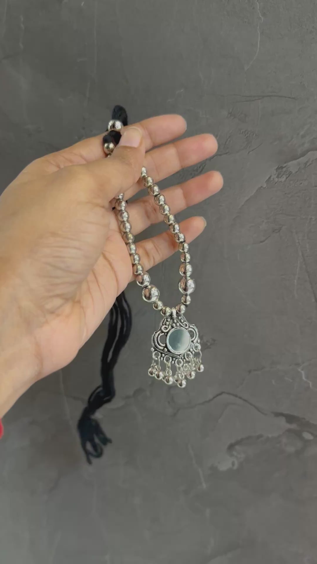 Mirror necklace